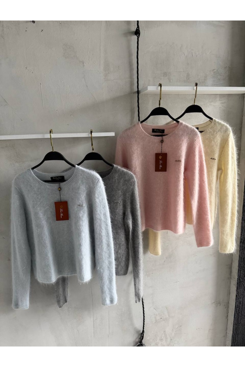 Loro Piana Женский шерстяной свитер premium