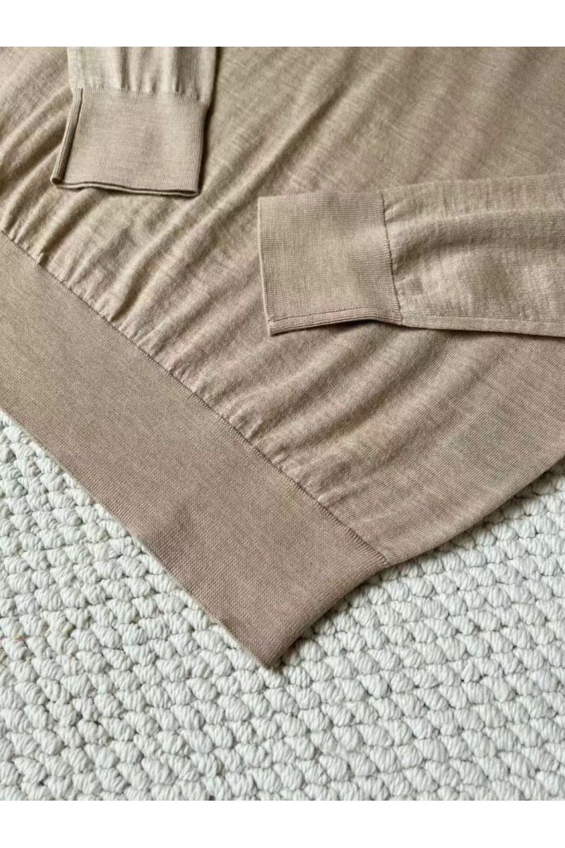 Loro Piana Поло с длинным рукавом Premium - Flower Aprecot