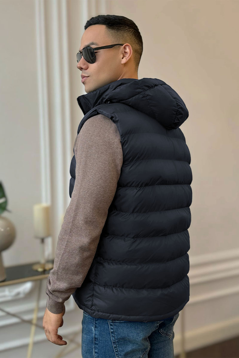 Tommy Hilfiger Тёмно-синий жилет embroidered-logo