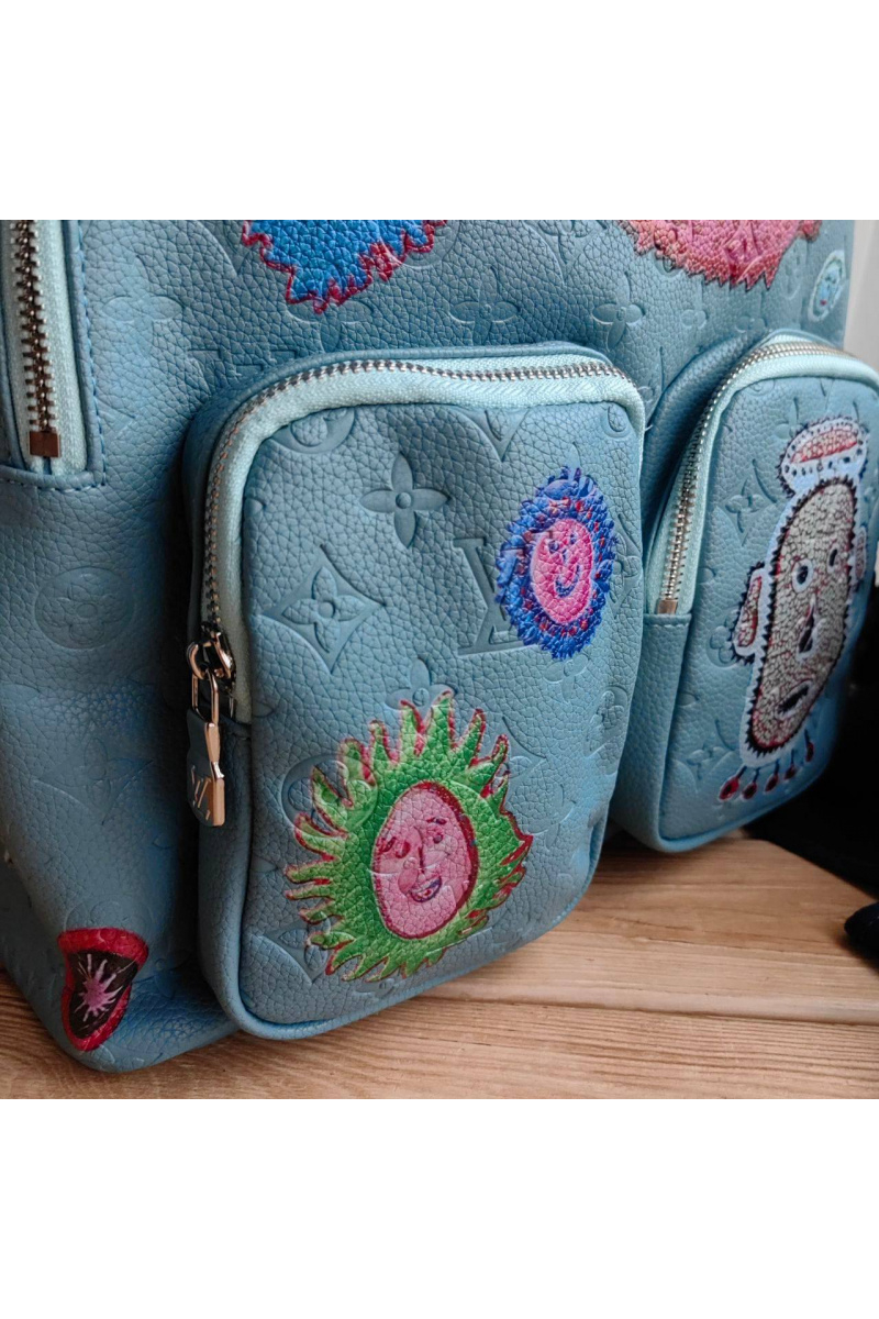 Lоuis Vuittоn Кожаный рюкзак YK Keepall Monogram 40x32 см