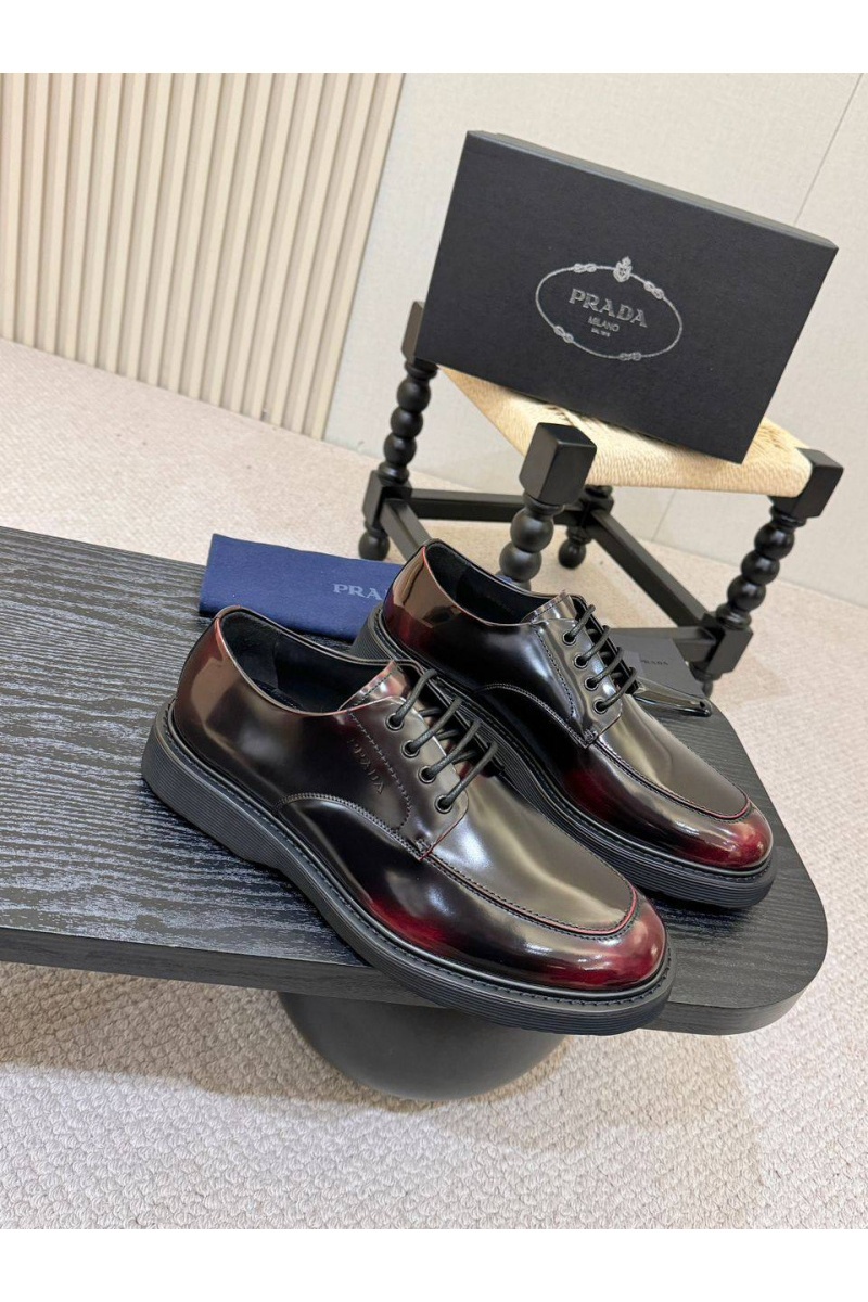 Prada Лакированные ботинки premium - Brown