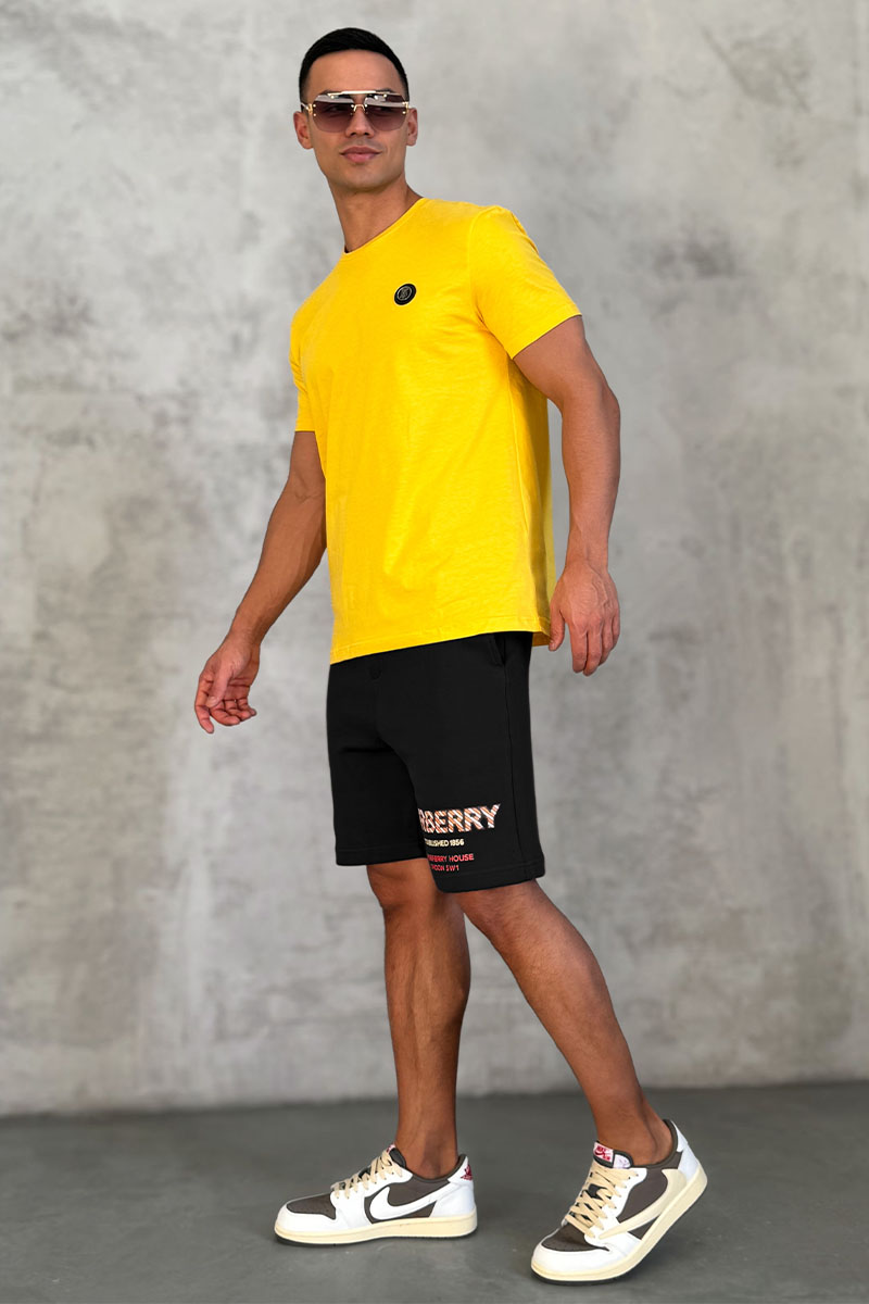 Burberry Мужские шорты Horseferry logo - Black 