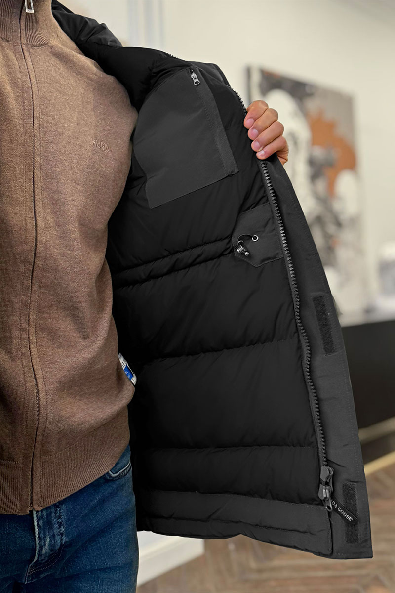 Canada Goose Утеплённая парка Langford - Grey 