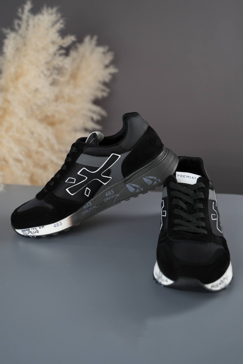 Premiata Мужские кроссовки Mick - Black