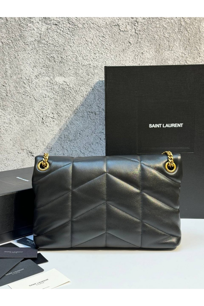 Yves Saint Laurent Кожаная сумка LouLou premium 28x17x9 см