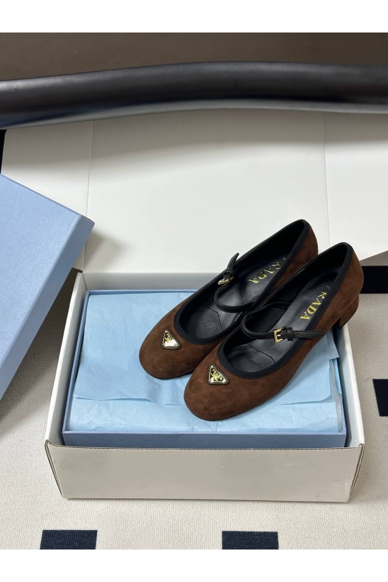 Prada Женские замшевые туфли premium