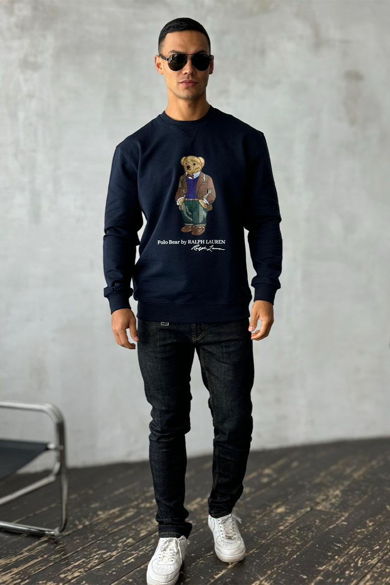 Polo Ralph Lauren Тёмно-синий свитшот "Bear"