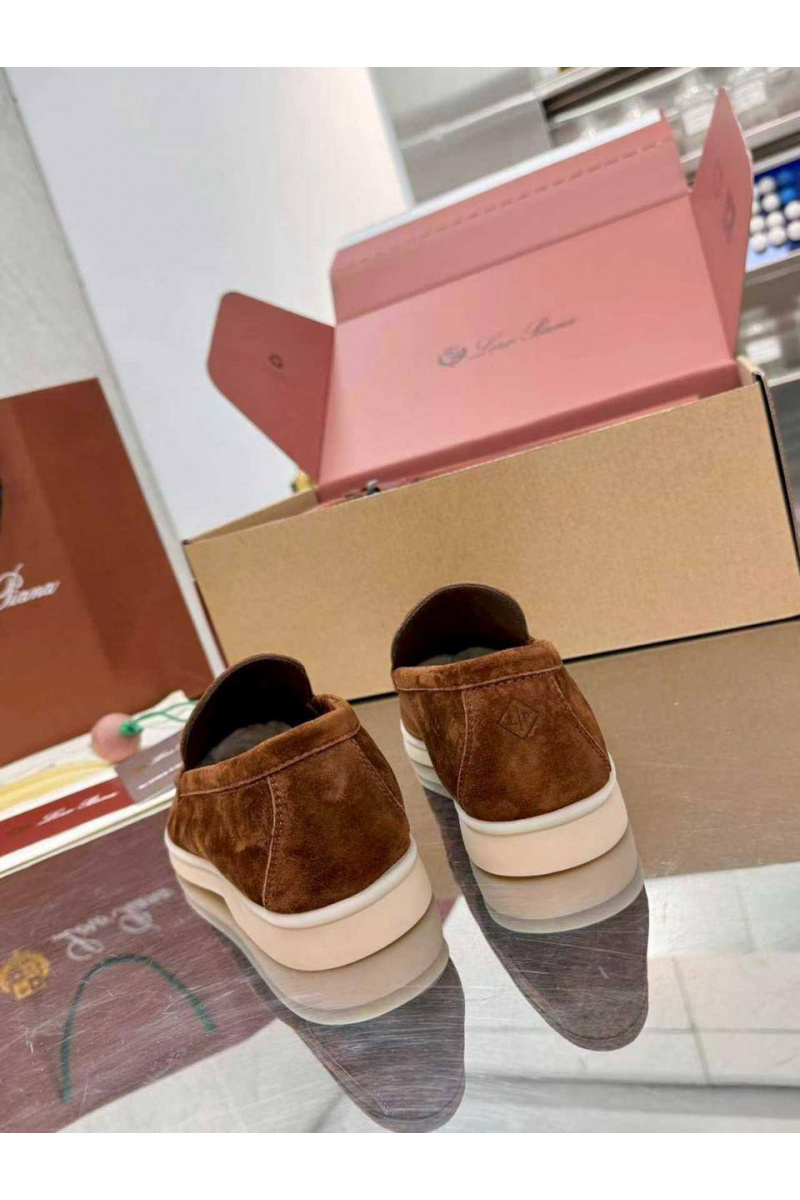 Loro Piana Женские заишевые лоферы Summer Walk premium