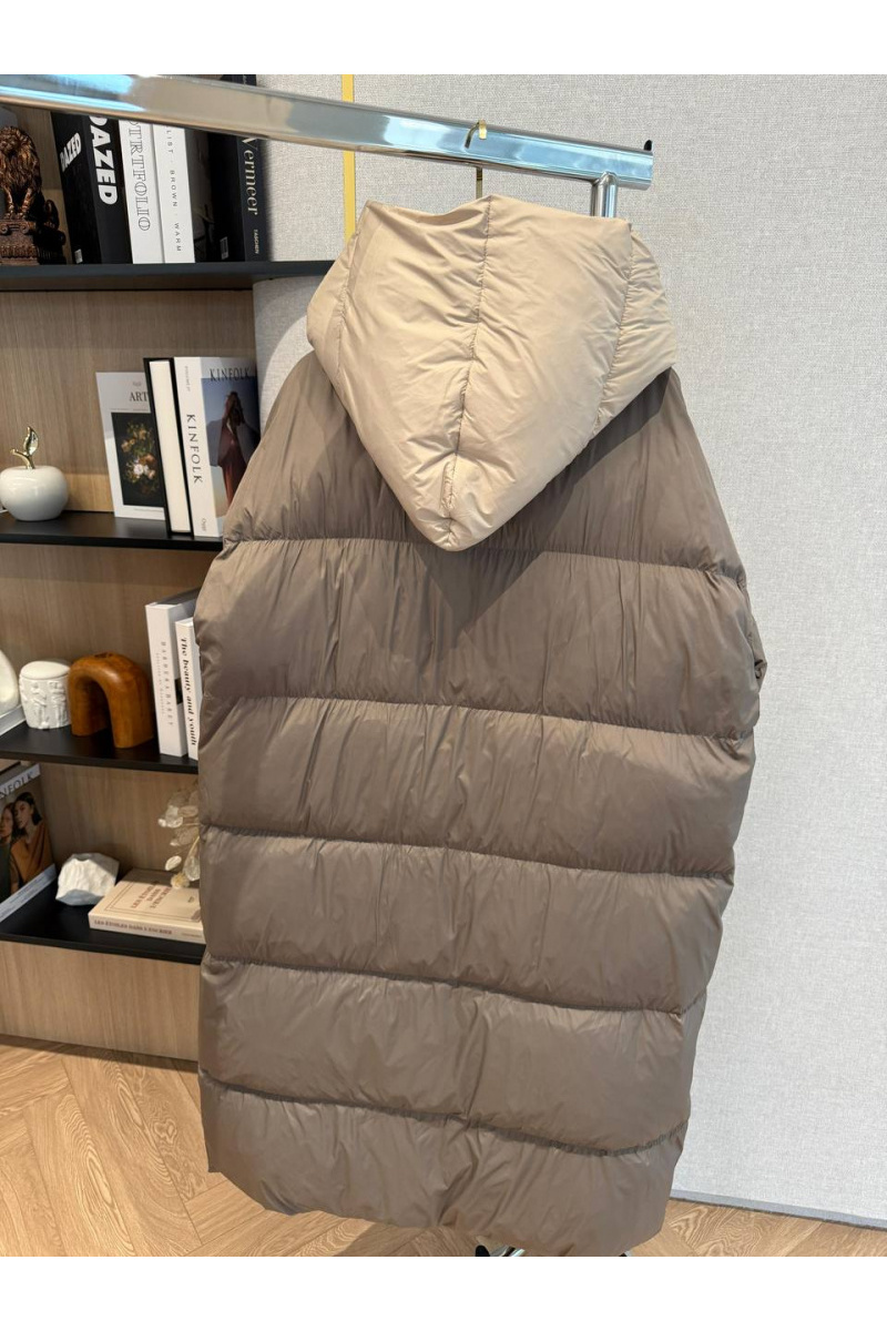 Max Mara Женский пуховик с капюшоном premium - Brown