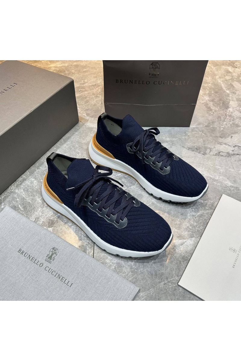 Brunеllо Сuсinеlli Мужские кроссовки knitted - Navy