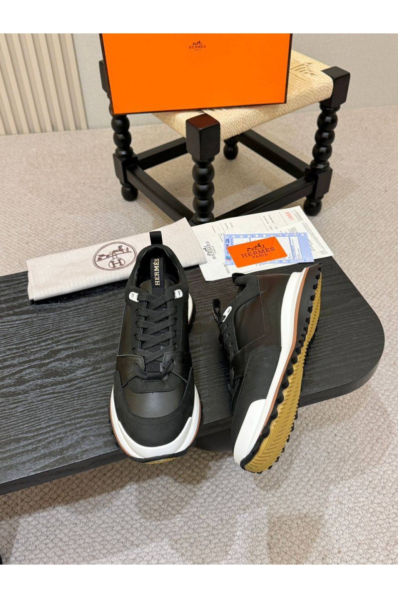 Hermes Мужские кроссовки Leader - Black