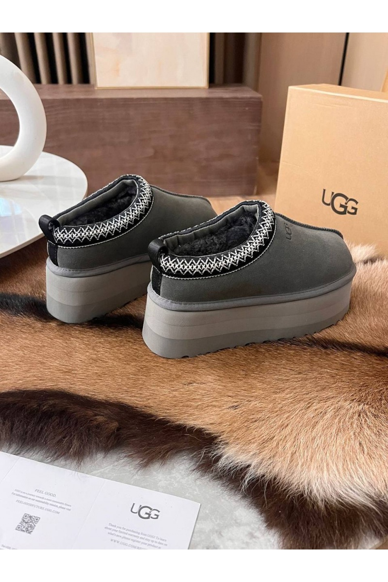 UGG Женские замшевые ботинки Tazz Platform - Grey