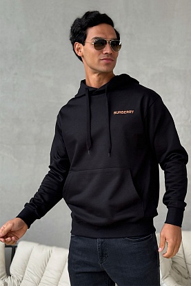 Мужское худи TB Monogram logo-embroidered - Black / Red