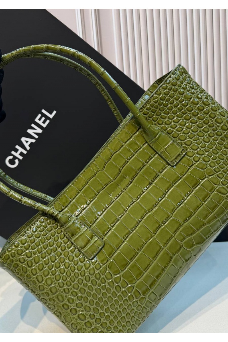 Chаnеl Кожаная сумка Shopping Tote premium 35x19x12 см