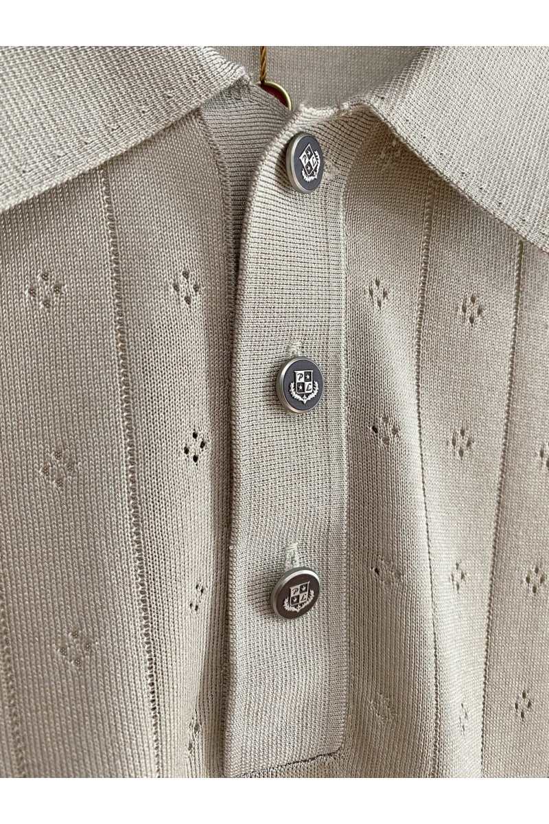 Loro Piana Мужское серое поло premium
