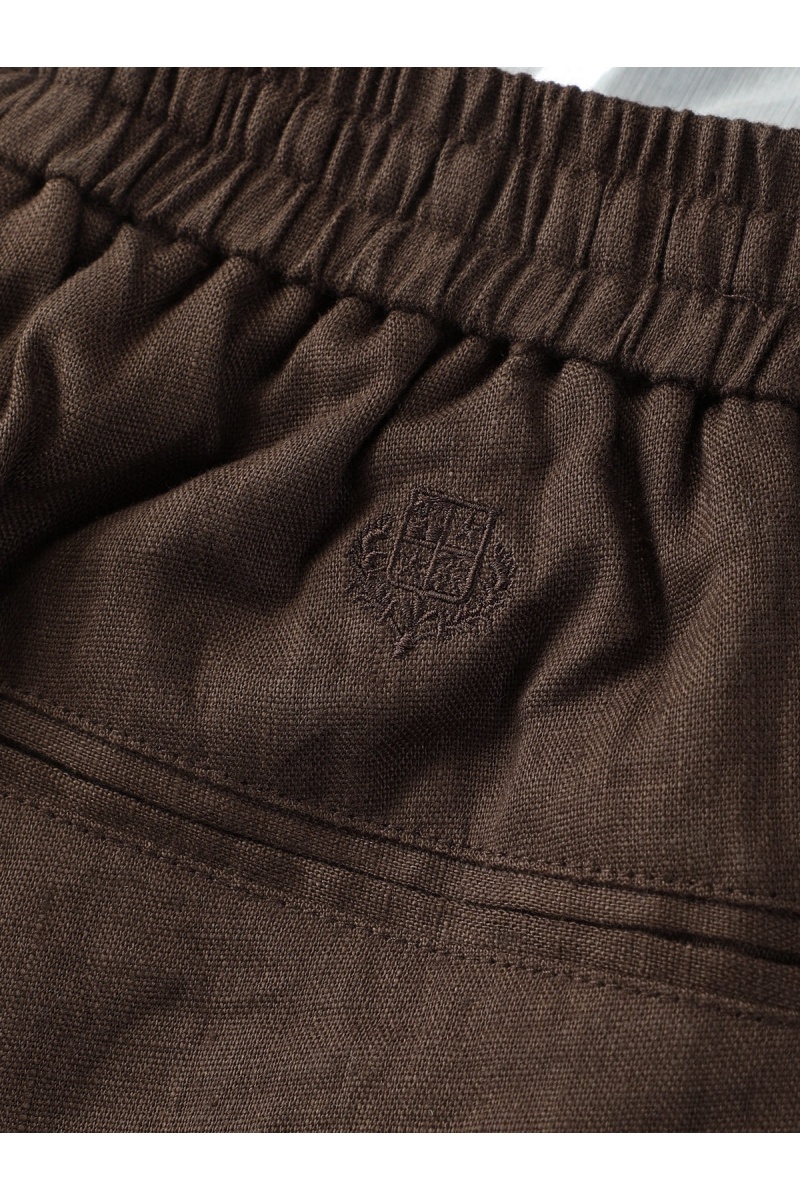 Loro Piana Льняной костюм коричневого цвета premium