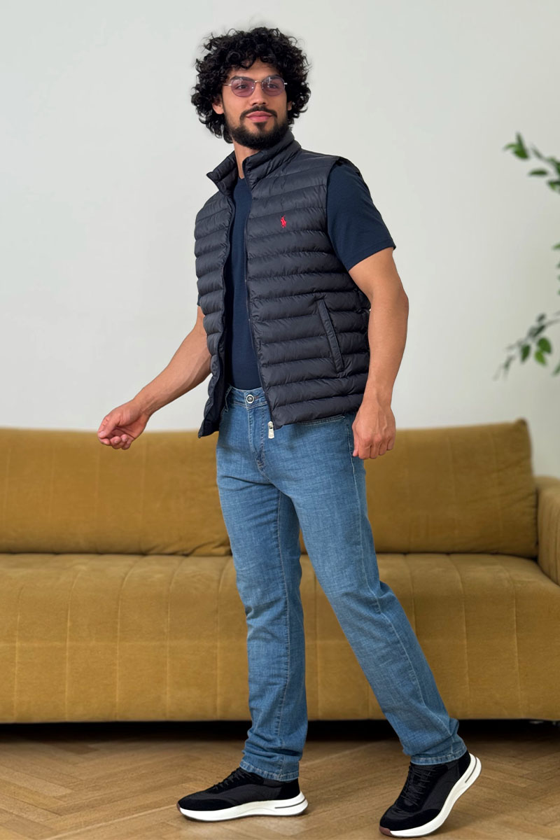 Polo Ralph Lauren Мужской жилет синего цвета 