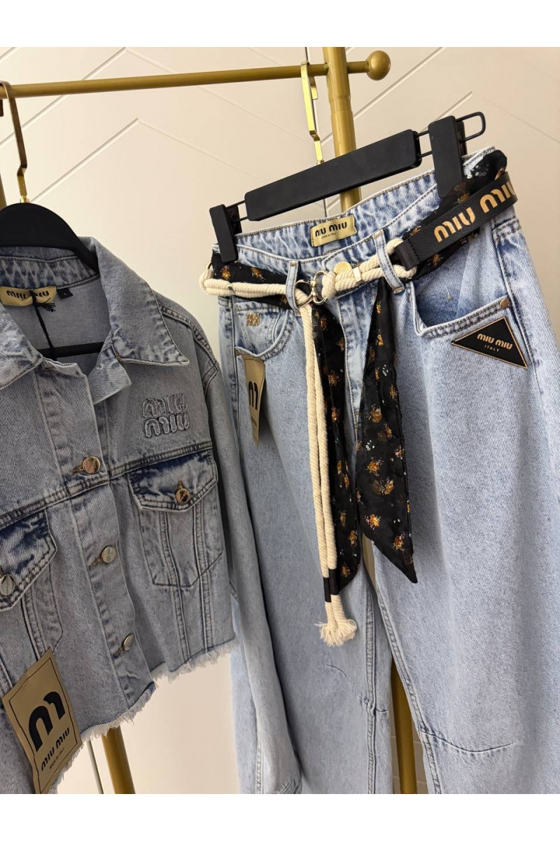 MIU MIU Женские джинсы premium