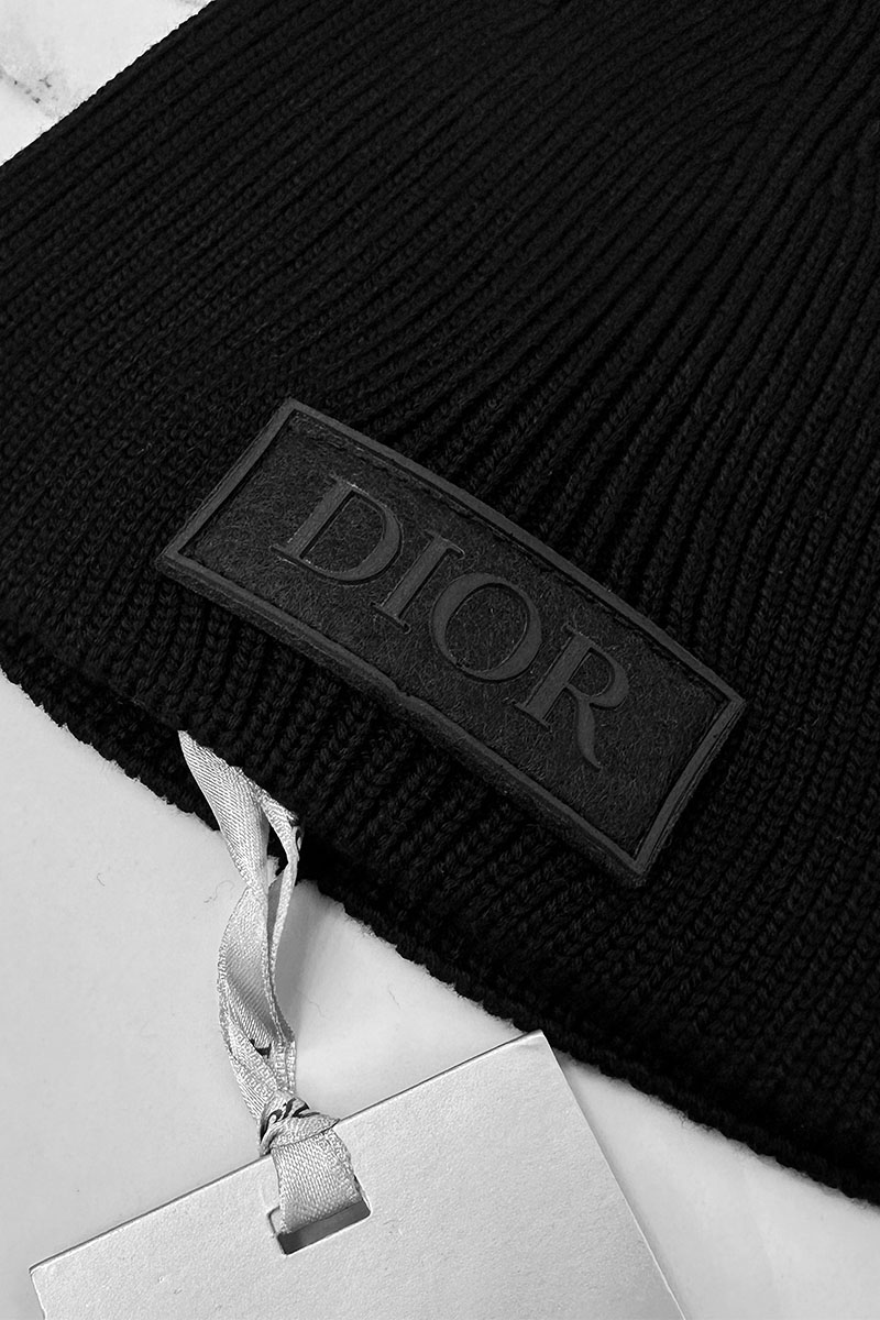 Dior Мужская шапка чёрного цвета