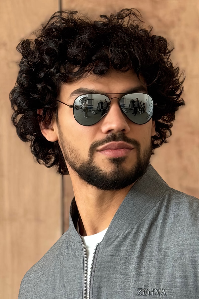 Ray-Ban Солнцезащитные очки Aviator Large Metal - Black Mirrored