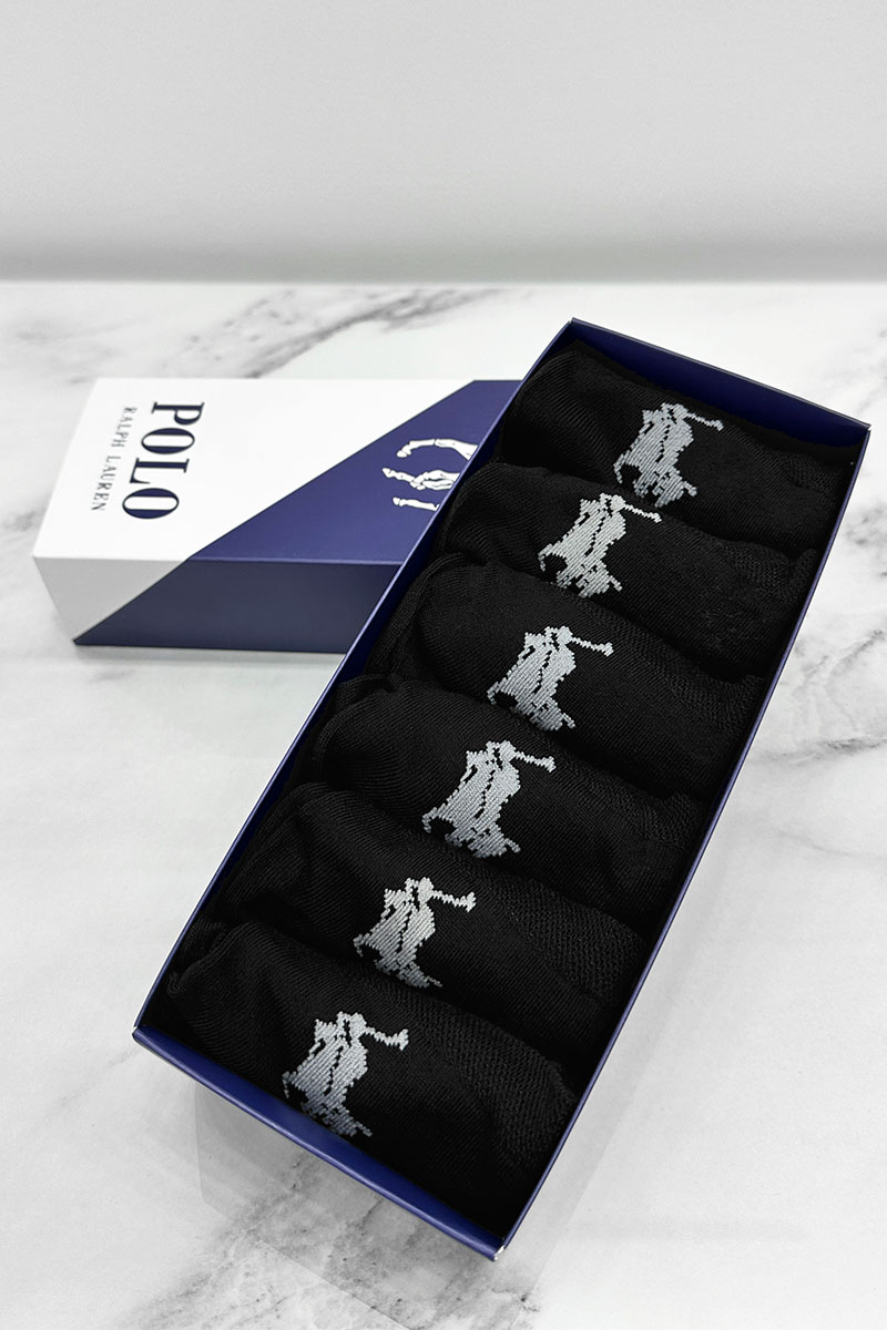 Polo Ralph Lauren Комплект чёрных носков 