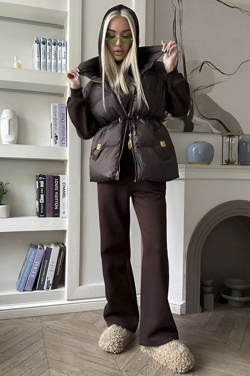 Schiaparelli Женский костюм тройка на флисе premium - Brown