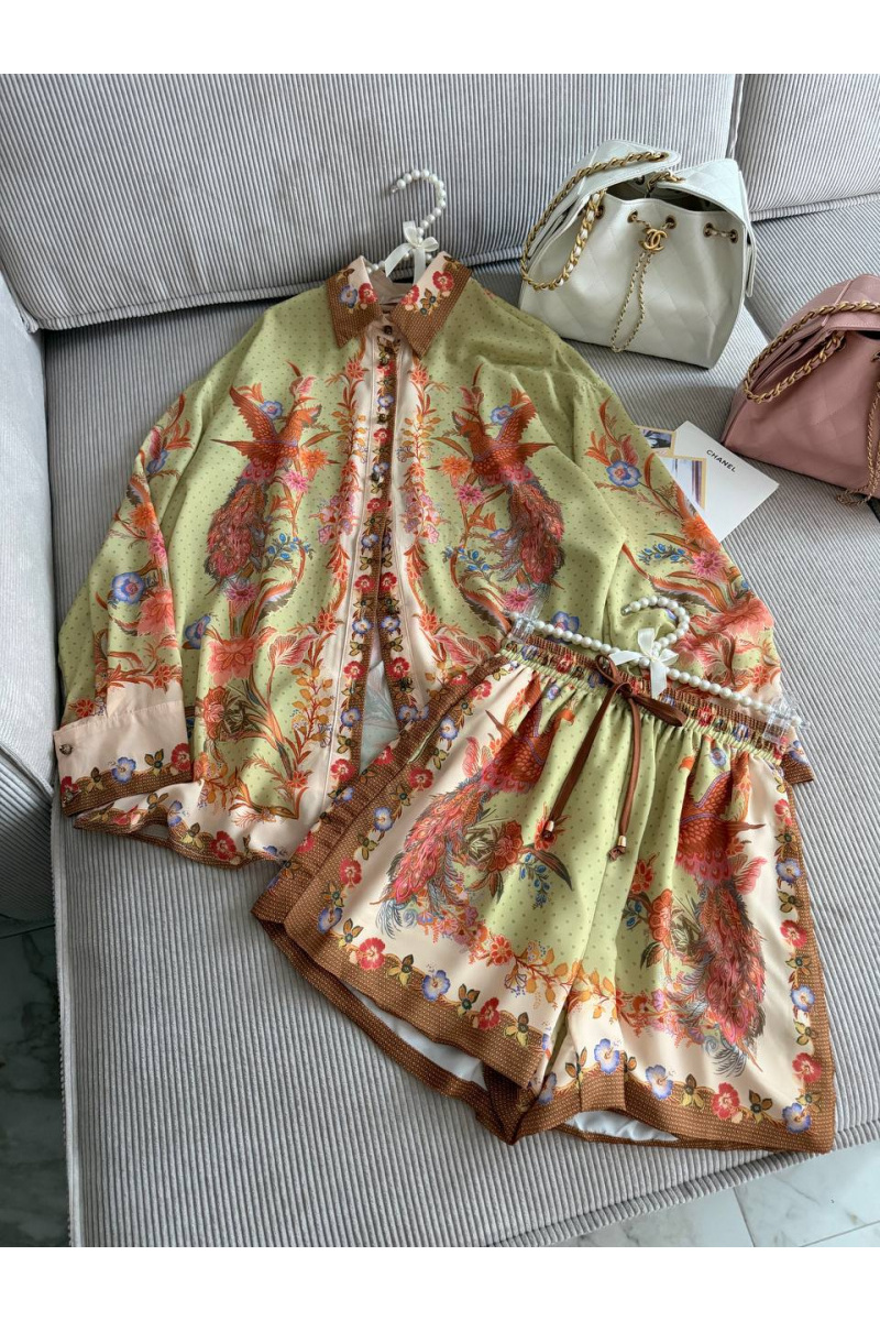Zimmermann Женский льняной костюм premium