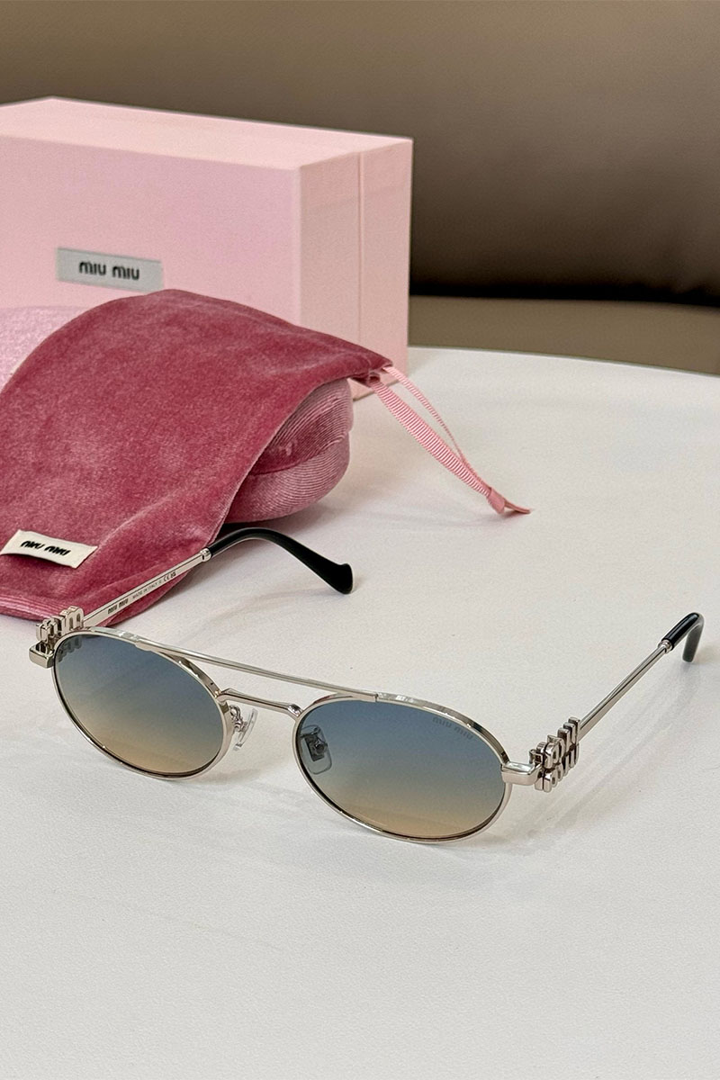 MIU MIU Женские солнцезащитные очки Oval