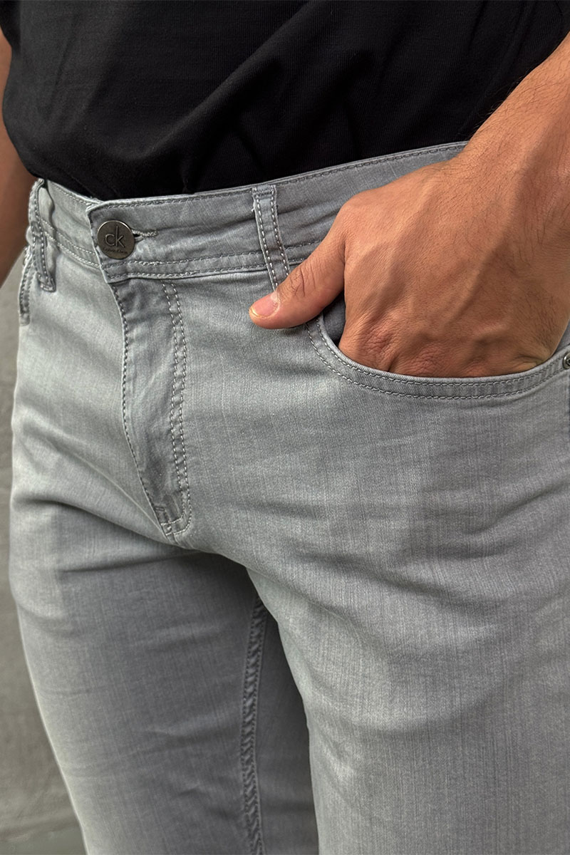 Calvin Klein Мужские джинсы signature selvedge - Grey 