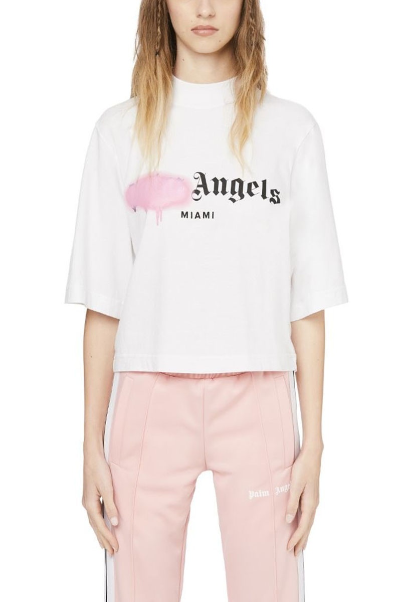 Palm Angels Женская футболка Miami - White