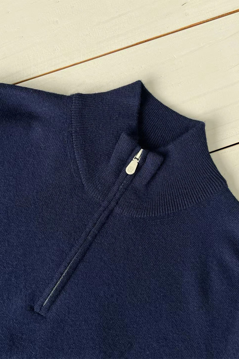 Brunеllо Сuсinеlli Кашемировый свитер Premium - Dark Blue