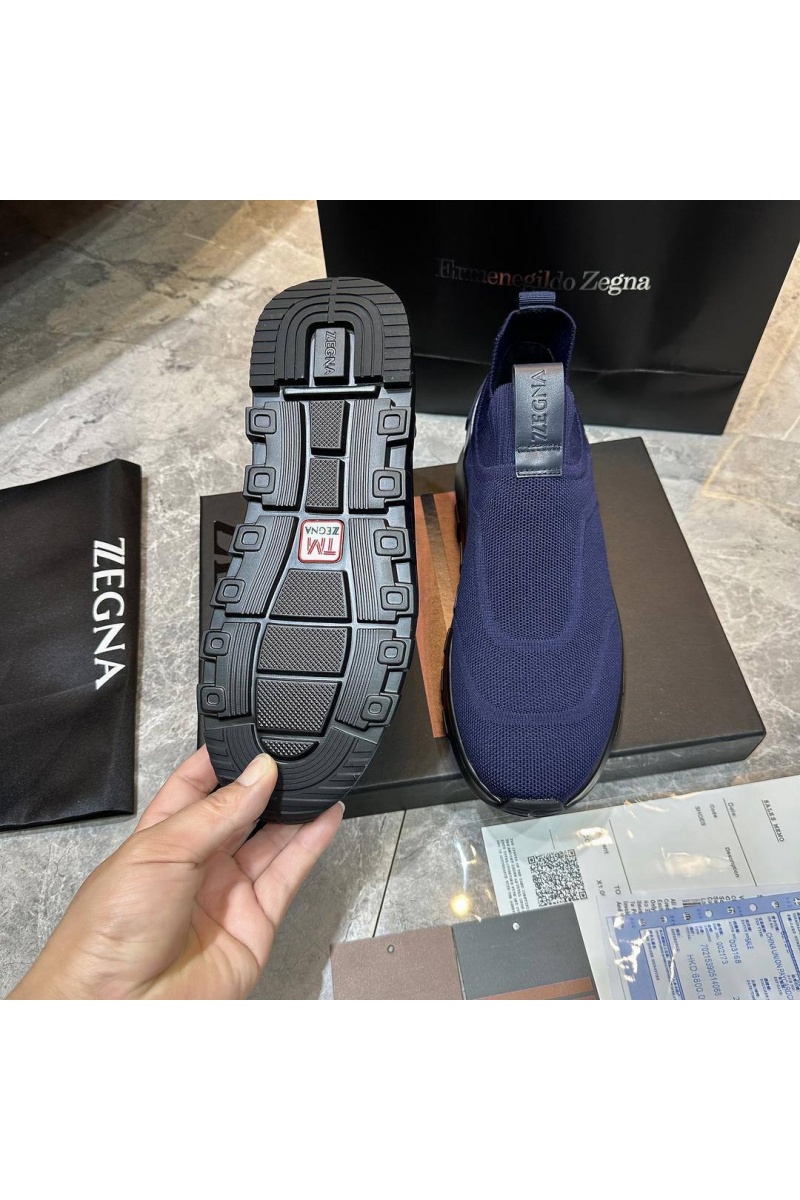 Zegna Мужские текстильные кроссовки