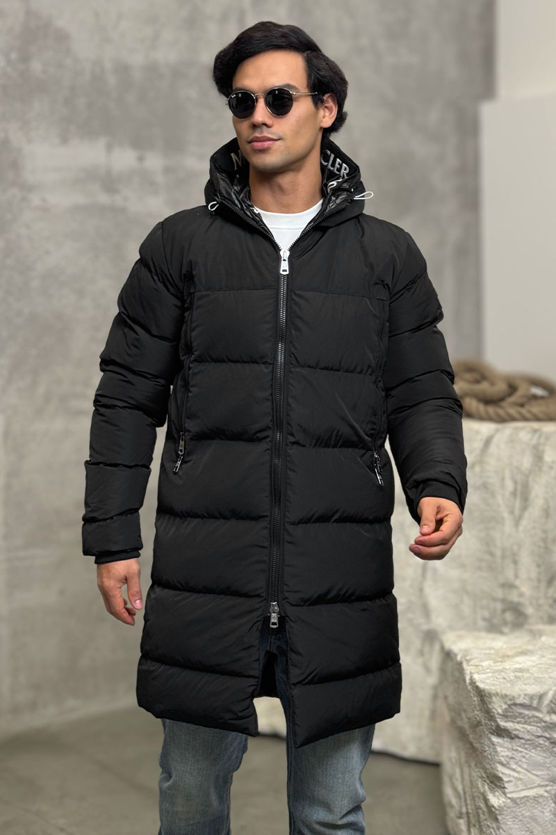 Moncler Мужская утеплённая парка Templon чёрного цвета