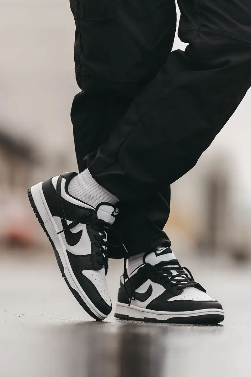 Nike Кроссовки Dunk Low - Black / White