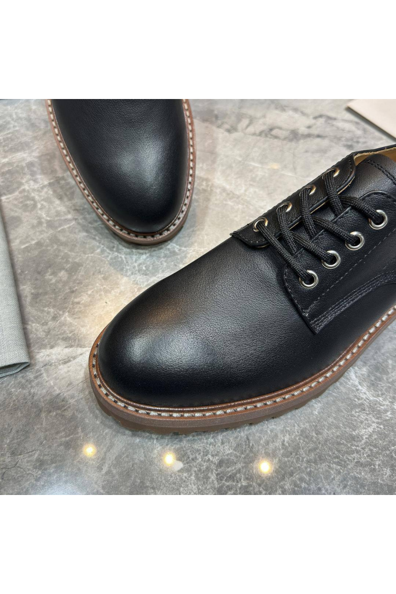 Brunеllо Сuсinеlli Кожаные ботинки чёрного цвета