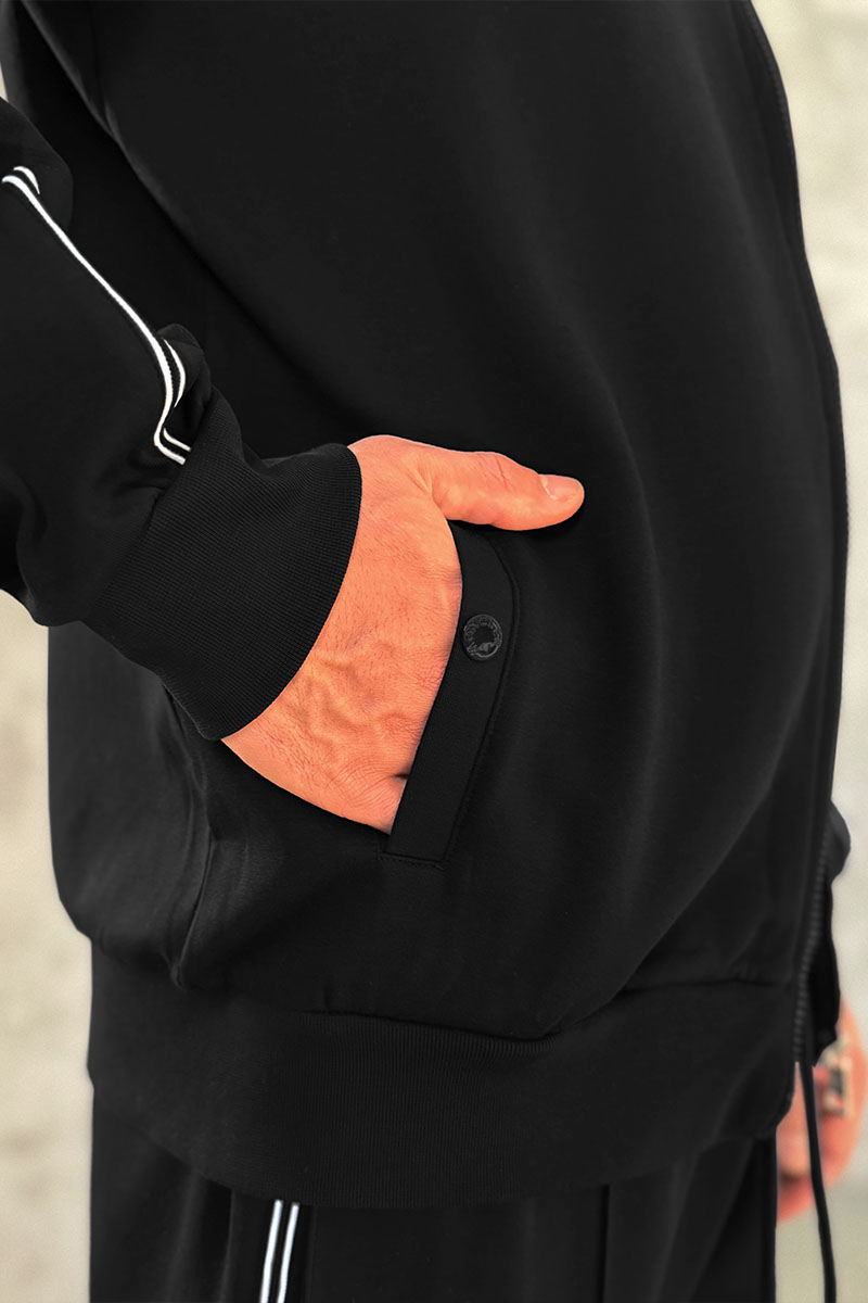 Moncler Мужской спортивный костюм striped - Black