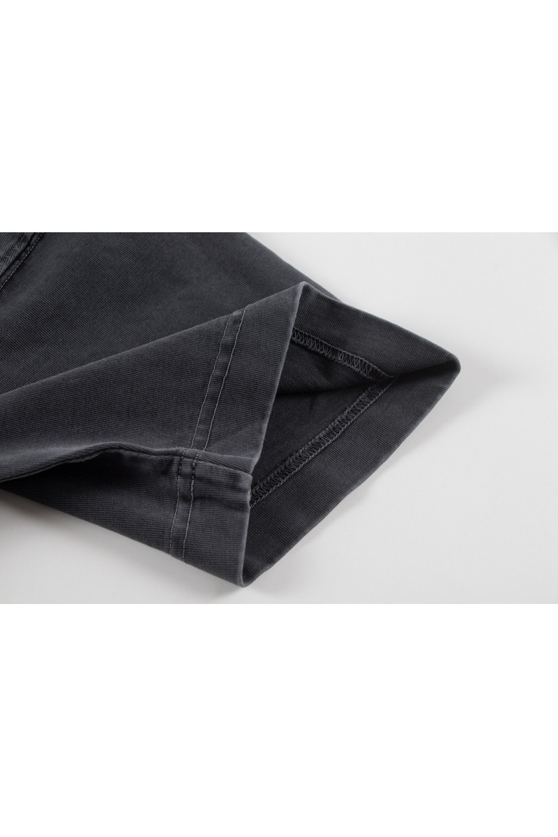 Designer Clothing Серая оверсайз футболка Gothic logo 