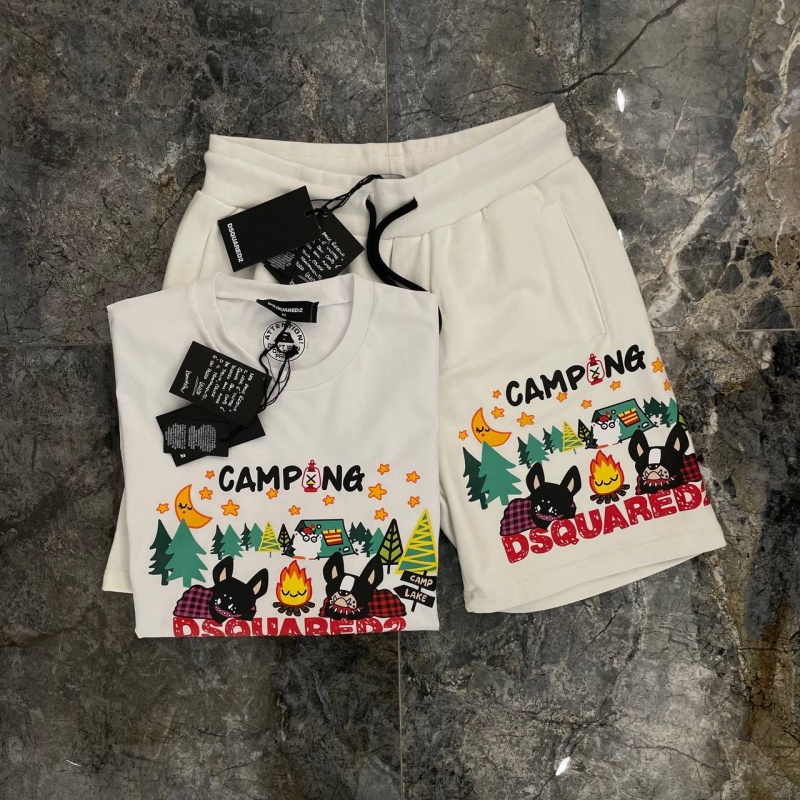 Dsquared2 Мужская футболка "Camping" - White