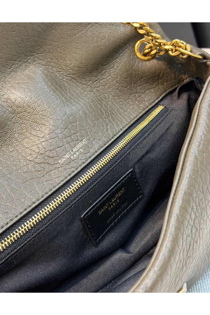 Yves Saint Laurent Кожаная сумка Calypso premium 30x12x5 см