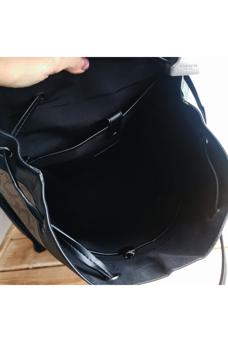 Coach Кожаный рюкзак Rivington 40x30 см
