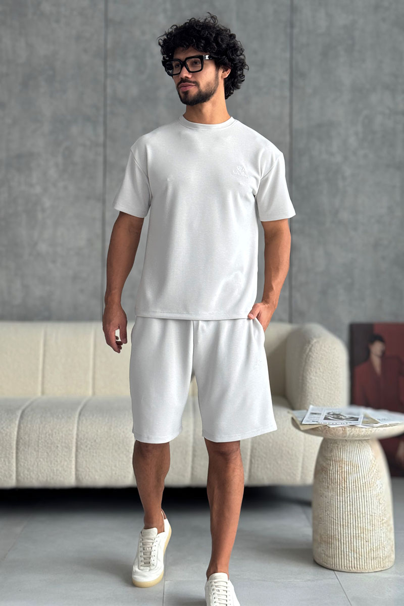 Loro Piana Мужская серая футболка 