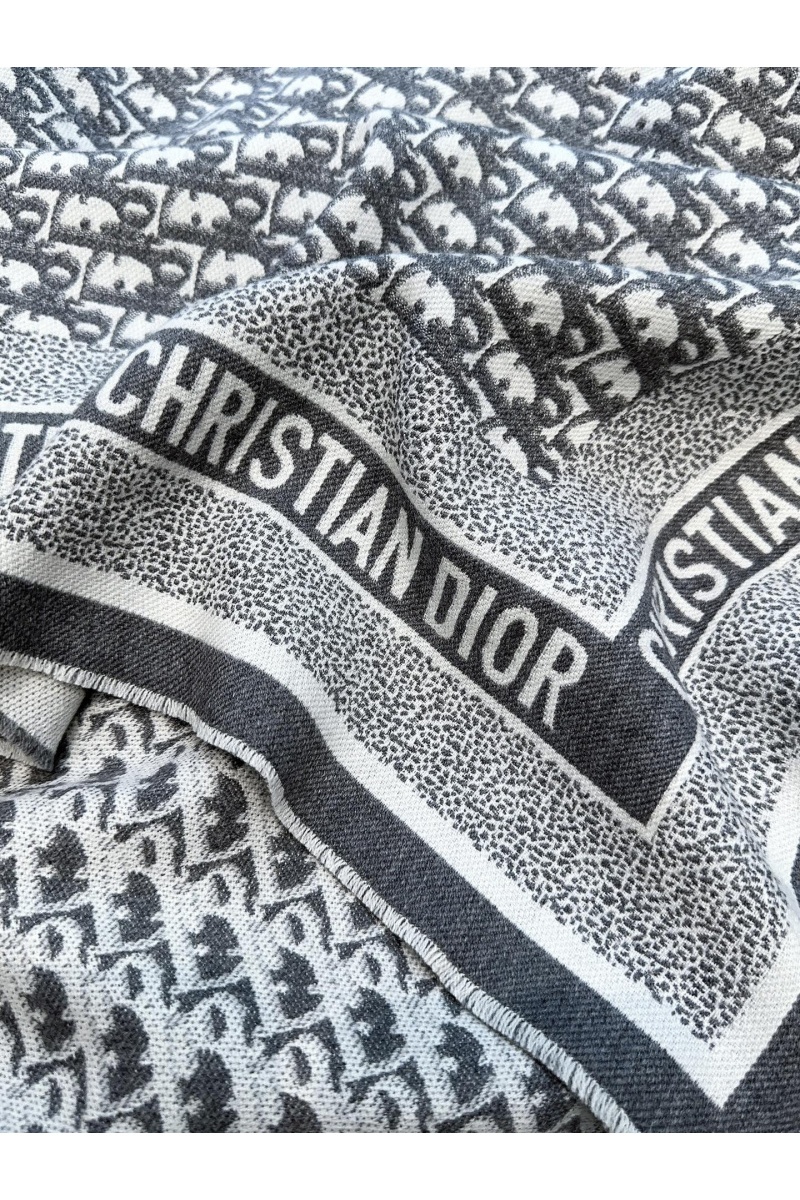 Dior Шарф Oblique Monogram premium 140x140 см