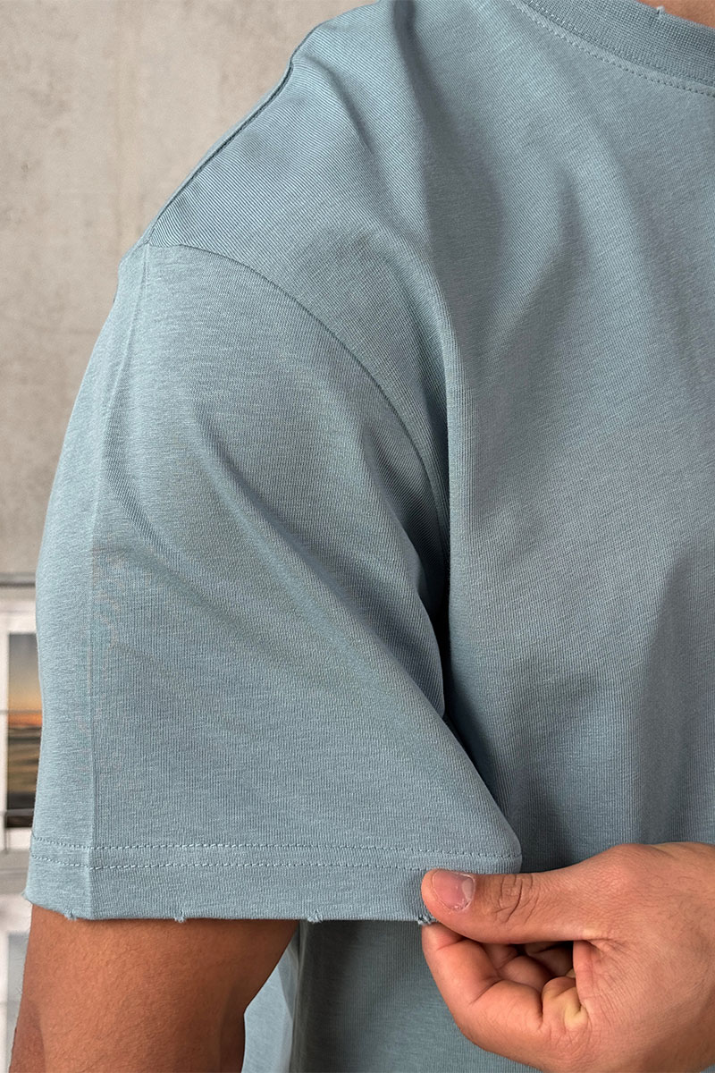 Designer Clothing Мужская синяя футболка Golden Goose (GUP01938)