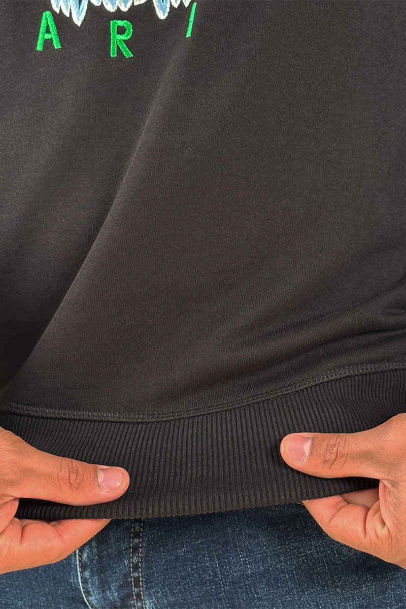 Kenzo Свитшот чёрного цвета Gradient Tiger