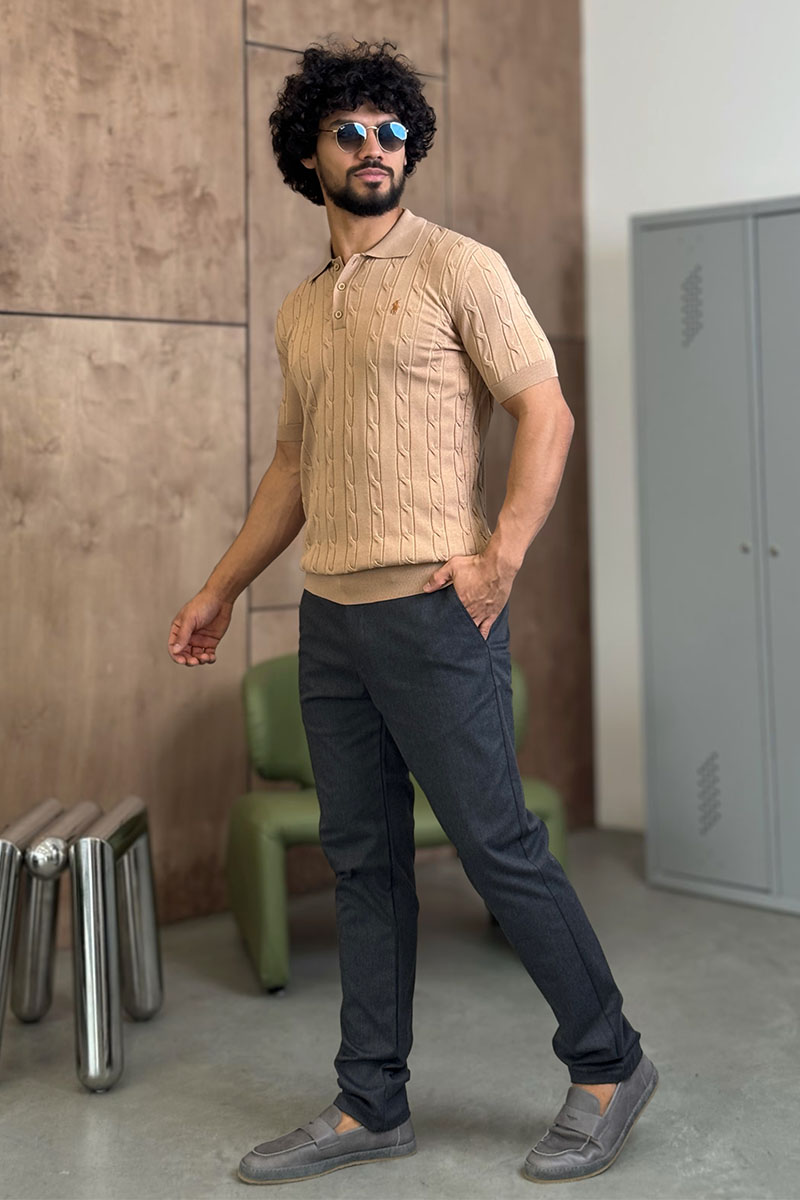 Polo Ralph Lauren Мужское бежевое поло 