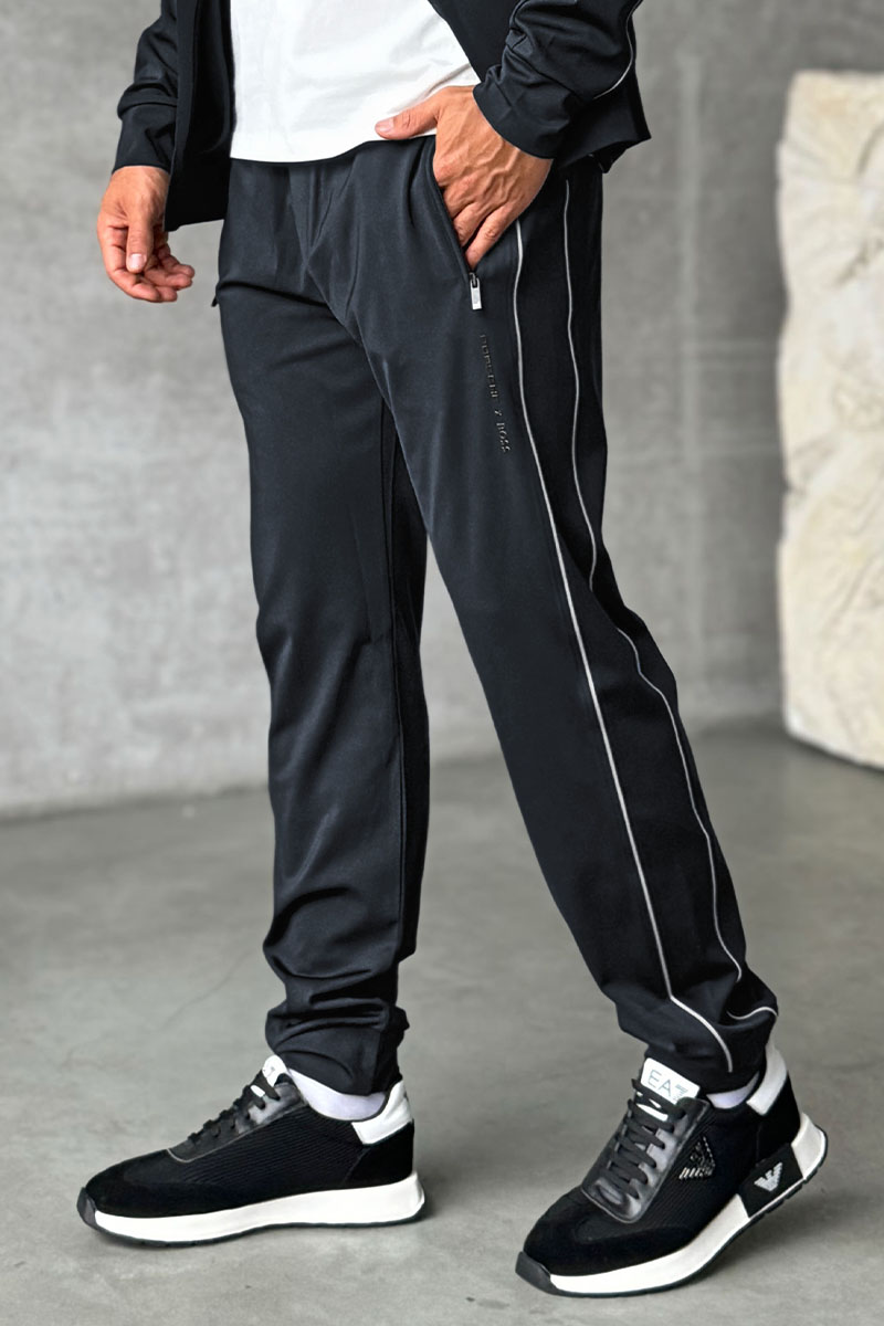 Hugо Воss Мужской спортивный костюм цвета антрацит Porsche