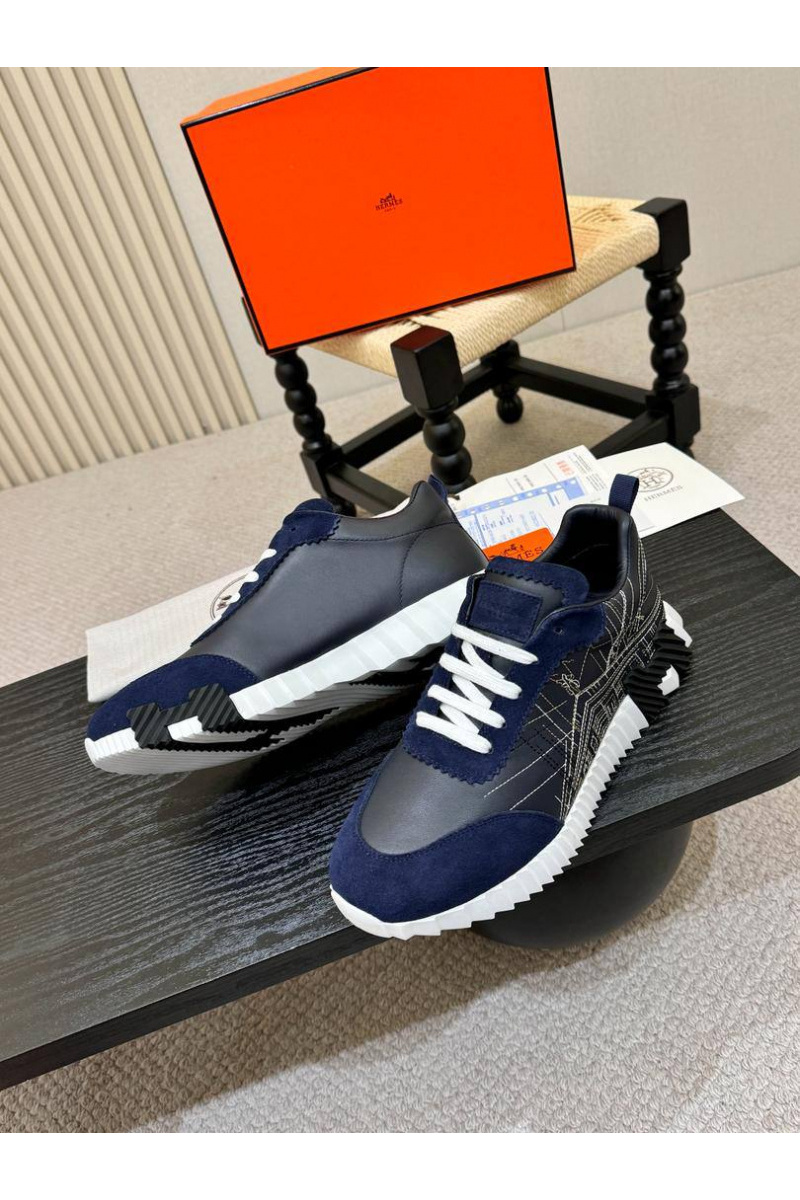 Hermes Мужские кроссовки Bouncing - Navy