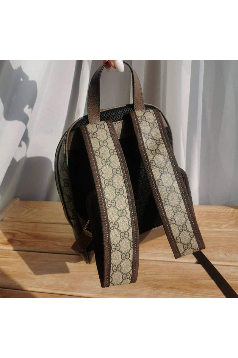 Gucci Женский кожаный рюкзак Ophidia GG 30x23 см