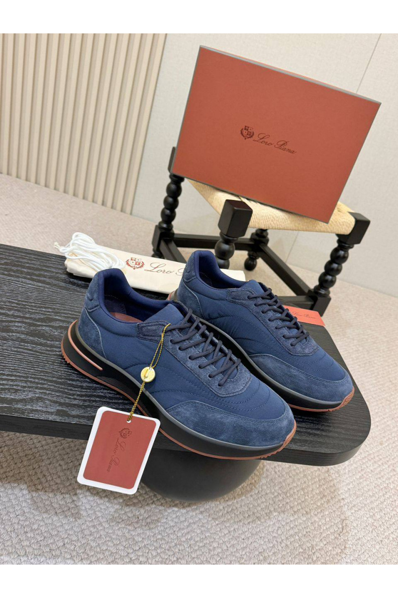 Loro Piana Мужские кроссовки Week End Walk - Navy