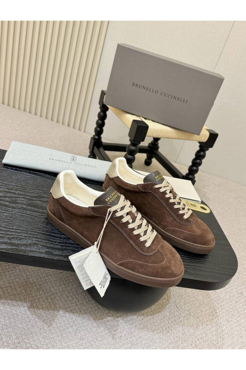 Brunеllо Сuсinеlli Замшевые кроссовки low-top - Brown